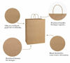 Picture of Paper Bags 25Pcs 13x7x17 BagDream Gift Bags, Party Bags, Shopping Bags, Retail Bags, Merchandise Bags, Recycled Kraft Paper Bags with Handles Bulk Brown