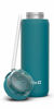 Picture of Ello Cooper Vacuum Insulated Stainless Steel Water Bottle with Anti-Microbial Silicone Straw, 22 oz, Antigua