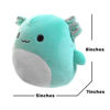 Picture of Plush Cute Axolotl Stuffed Animal Plush Toy 3D Axolotl Pillow Soft Lumbar Back Cushion Plush Stuffed Toy Gifts for Children(C)