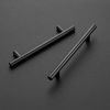 Picture of 15 Pack 7.38'' Cabinet Pulls Matte Black Stainless Steel Kitchen Cupboard Handles Cabinet Handles 5 Hole Center