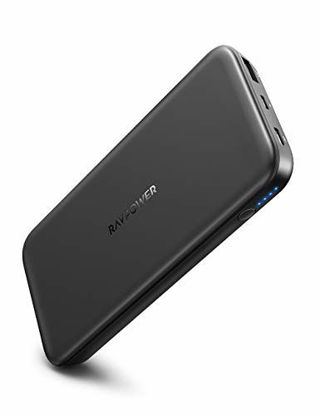 Picture of Portable Charger RAVPower 18W PD 10000mAh Portable Charger 10000 USB C Power Bank External Battery Pack Compatible with Smartphone Tablet iPhone X/Xs Max/XR, Galaxy S9/S8, iPad Pro 2018