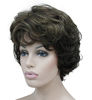 Picture of Lydell Women's Short Curly Wavy Wig Synthetic Hair Full Wig 6 inches (8TT124)