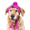 Picture of Canada Pooch Winter Dog Hat Pom Pom Hat Dog Beanie Knitted Warm Dog Hat for Small Medium Large Dog - Pink/L