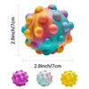 Picture of CJXWGW Push Bubble POP Fidget Stress Ball, Pack of 4 Squishy Stress Balls, Sensory Stress and Anxiety RELIF Squeeze Toys for Kids and Adults