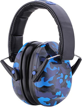 Picture of Snug Kids Ear Protection - Noise Cancelling Sound Proof Earmuffs/Headphones for Toddlers, Children & Adults (Blue Camo)