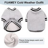 Picture of FUAMEY Dog Pullover Sweater, Dog Winter Coat Cold Weather Outfit Dog Clothes Warm Dog Jacket Small Medium Large Dog Winter Vest Easy on Puppy Boy Girl Sweater