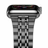 Picture of iiteeology Metal Band CompatiblewithAppleWatchBand 45mm 44mm 42mm, Upgraded Business Stainless Steel Link Band for Apple Watch Series 7/6//5/4/3/2/1/SE, Space Gray-7 Beads, 45/44/42mm