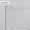 Picture of Rutterllow Blackout Curtains for Bedroom, Thermal Insulated Room Darkening Curtains 2 Panels for Living Room, Grommet Top (38x54 Inch, Light Grey)