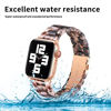 Picture of BESTIG Compatible with Resin Apple Watch Band 40mm 38mm 41mm Stainless Steel Buckle Waterproof for iWatch Series 6/5/4/3/2/1/SE/7 Replacement Strap for Women Men (Black Agate 38mm/40mm41mm)