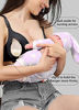 Picture of iloveSIA Nursing Bra Build in Pumping Bra 2 in 1 Breast-Pumps Bra Black Size 2XL