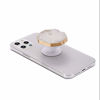 Picture of ULANI JOY Clear White Agate Crystal Druzy Quartz Phone Grip Phone Stand Holder for Smart Phones and Tablets