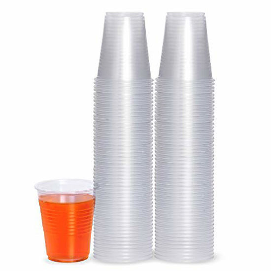 Plasticpro 5 oz Disposable Plastic Medium Weight Clear Drinking Cups [400  Count]