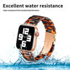 Picture of BESTIG Compatible with Resin Apple Watch Band 40mm 38mm 41mm Stainless Steel Buckle Waterproof for iWatch Series 6/5/4/3/2/1/SE/7 Replacement Strap for Women Men (Tortoiseshell 38mm/40mm/41mm)