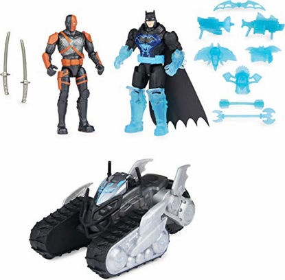 Picture of BATMAN Bat-Tech Crawler with 4-inch Exclusive Deathstroke Action Figures, Includes 12 Accessories, Kids Toys for Boys Ages 3 and Up