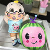 Picture of CoComelon JJ and Melon Plush Stuffed Animal Toys 10.2'', Cocomelon Friends & Family Character Toys for Babies, Toddlers, and Kids Gifts and Christams Gifts (Baby-B)