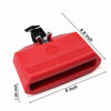 Picture of Jam Block, Red Musical Percussion Block, Latin Drum Instrument, Plastic