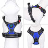 Picture of PHOEPET No Pull Dog Harness Medium Reflective Front Clip Vest with Handle,Adjustable 2 Metal Rings 3 Buckles,[Easy to Put on & Take Off](S, Royal Blue)