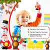 Picture of Vinsot 3 Pieces Christmas Poppers Toy , Cute Snowman Santa Claus Reindeer Shoot Ball Toys Foam Ball Shooting Game with 15 Foam Balls for Kids Classroom Rewards Christmas Fun Toy Stocking Stuffer