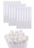 Picture of Disposable Mascara Brushes Diamond Eyelash Spoolies Makeup Brush Mascara Wand in Sanitary Tube Lash Supplies. (50 Pcs, Shiny White)