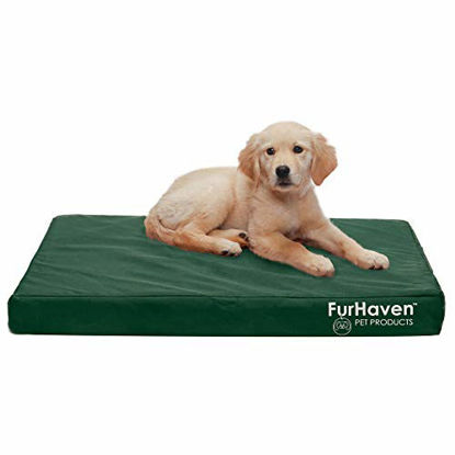 Picture of Furhaven Pet Dog Bed, Large Dog Beds for Large Dogs, Medium Small Dog Beds for Medium Small Dogs, Dog Bed Orthopedic Memory Foam Dog Beds, Removable Washable Cover, Dog Bed for Crates, Dog Mat