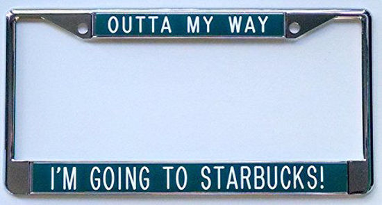 Picture of All About Signs Inc Outta My Way I M Going to Starbucks! Frame