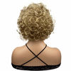 Picture of Wiginway Short Curly Wavy Blonde Wigs for Women Heat Resistant Synthetic Hair Natural Looking Fashion Wigs