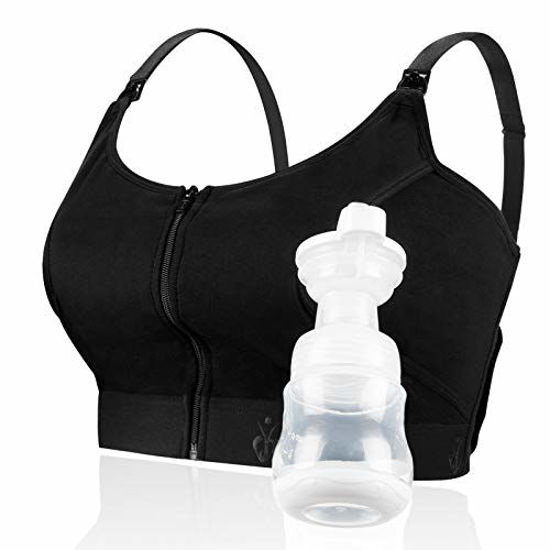 Momcozy Hands Free Pumping Bra, Adjustable Breast-Pumps Holding