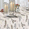 Picture of Elrene Home Fashions Holiday Tree Trimmings Fabric Tablecloth, 60" x 102", Multi