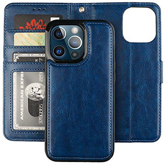 iPhone 13 Leather Case - with Detachable Wallet