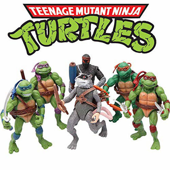 Picture of Ninjas 6 PCS Set - Mutant Turtles Action Figure - TMNT Action Figures - Toy Set Turtles Action Figures Mutant Teenage Set