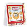 Picture of The Original Mood Flipbook for Kids; 20 Different Moods/Emotions; Autism; ADHD; Help Kids Identify Feelings and Make Positive Choices; Laminated Pages (Emoji Flipbook with Tabs)