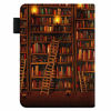 Picture of Huasiru Handheld Case for All Kindle Paperwhite Generations - PU Leather Protective Cover with Hand Strap, Library