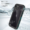 Picture of iPhone 13 Waterproof Case Blue,Built-in Screen Protector Full Body Rugged Heavy Duty Protective Cover for iPhone 13, Dropproof Shockproof Anti-Scratch Phone Case for iPhone 13 6.1 inch (Clear Blue)