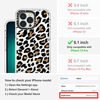 Picture of MOSNOVO Compatible with iPhone 13 Pro Case, Cute Leopard Print for Girl Women Men [ Buffertech Shockproof ] Transparent TPU Bumper Clear Phone Case Cover Designed for iPhone 13 Pro 6.1 Inch