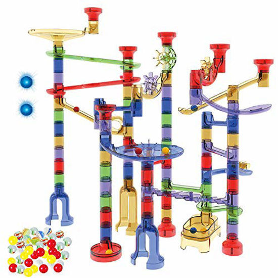 GetUSCart- AOBEIZI Marble Run Sets for Kids Activities -180Pcs Marble ...