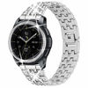 Picture of Dsytom Compatible with Galaxy Watch 42mm Band Women+ Bezel, 20mm Jewelry Stainless Steel Watchband & Bezel Ring Cover Diamond Strap Bracelet for Samsung Galaxy Watch 42mm(Silver)