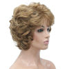 Picture of Lydell Women's Short Curly Wavy Wig Synthetic Hair Full Wig 6 inches (19 Light Strawberry Blonde)