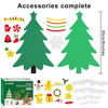 Picture of ELCOHO 30 Kits Creative DIY Foam Christmas Tree for Making Funny Tree Assortment Christmas Foam Stickers for Holidays Party Activities