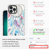 Picture of MOSNOVO Compatible with iPhone 13 Pro Max Case, Dreamcatcher Print for Girl Women Men [ Buffertech Shockproof ] Transparent TPU Bumper Clear Phone Case Cover Designed for iPhone 13 Pro Max 6.7 Inch