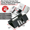 Picture of Box Doctor Repair Clips - Fix Loose Outlets and Switches - Electrical Wall Box Repair Clips - 10 Pack