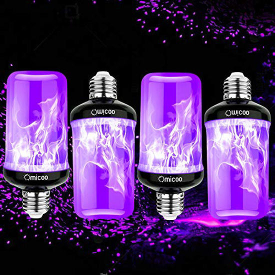 GetUSCart Omicoo Halloween LED Flame Effect Light Bulb 4 Pack