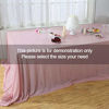 Picture of Poise3EHome 50×72'' Rectangle Sequin Tablecloth for Party Cake Dessert Table Exhibition Events, Pink