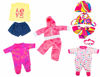 Picture of ebuddy Total 5 Sets Baby Doll Clothes Include Bikini Rompers for 43cm New Born Baby Dolls, 15 inch Dolls