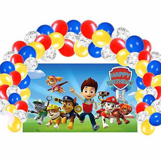 GetUSCart- Paw Patrol Birthday Party Supplies Decorations, Happy ...