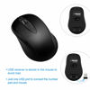 Picture of 2.4G Numeric Keypad & Mouse Combo, Alcey Wireless 19 Keys Number Pad Keyboard and Mouse with 2.4G Mini USB Receiver for Laptop Desktop Notebook PCs, Black