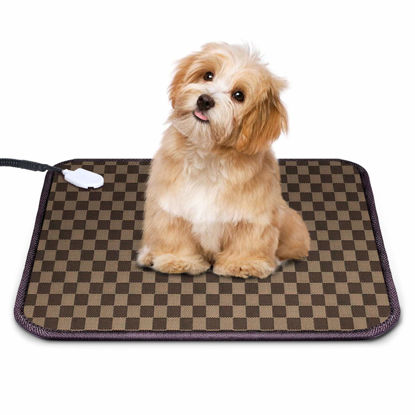 Detachable Pet Heating Pad Snuffle Mat, Upgraded 2 in 1 Electric Dog Cat  Detachable Heating Pad Indoor Waterproof Snuffle Mat