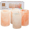 Picture of Himalayan Salt Shot Glasses, Set of Four 3" Pink Salt Glasses - Tequila Shot Glasses- Great Holiday Gift