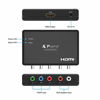 Picture of Portta Component to HDMI Converter, Portta YPbPr Component RGB + R/L Audio to HDMI Converter v1.3 Support 1080P 24bit 2 Channel Audio LPCM for HDTV PS3 PS4 HDVD Player Wii Xbox and More (Component to HDMI)