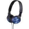 Picture of Sony MDR-ZX310AP ZX Series Wired On Ear Headphones with mic, Blue