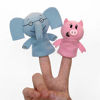 Picture of YOTTOY Mo Willems Collection | Elephant & Piggie Pair of Finger Puppets